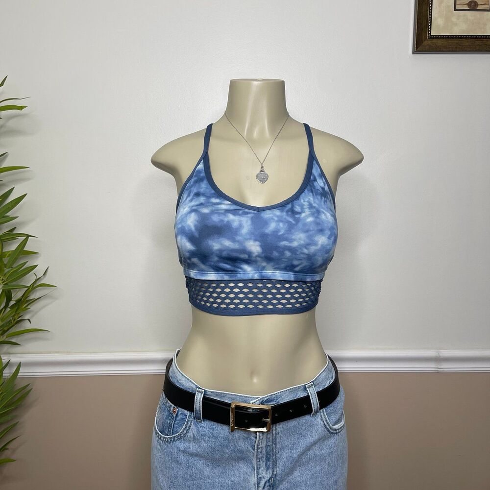 Victoria's Secret PINK Ultimate Mesh-Detailed Lightly Lined Sport Bra - S